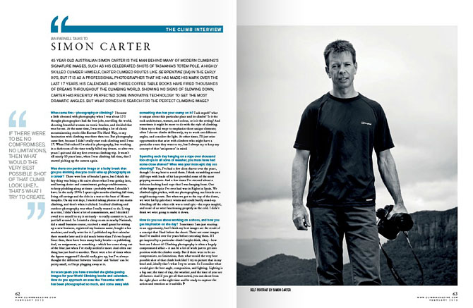 Climb mag Jan 2012