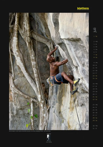Klettern 2012 calendar July