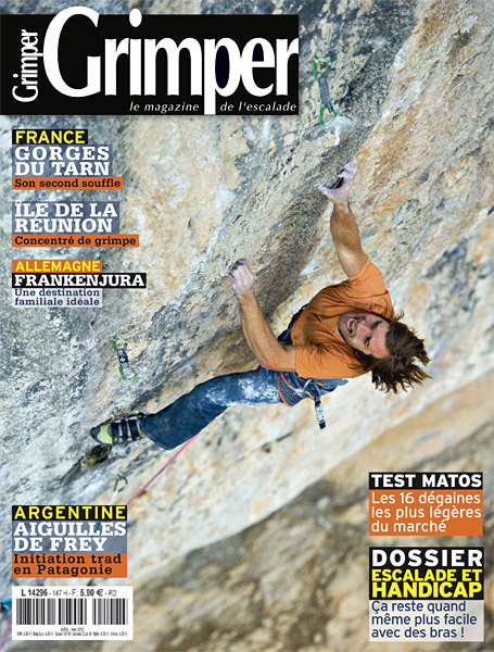 Grimper cover - Chris Sharma, La Dura Dura