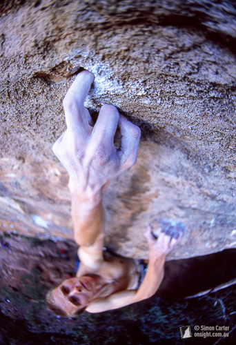 Jugs! Chris Webb Parsons high on Mechanical Animals (33), Boronia, Blue Mountains.