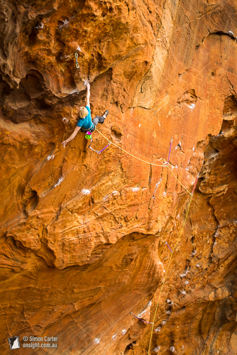 Monique Forestier, Central Latitudes (30), Muline Crag, Grampians, Victoria, Australia.
