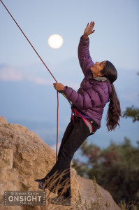 Daila Ojeda at Oliana, Spain. Photo: Simon Carter.