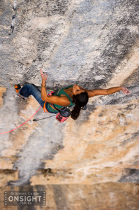 Daila Ojeda, Mind Control (8c/+), Oliana, Spain. Photo: Simon Carter.