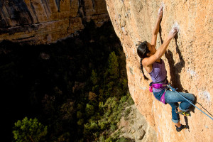 Daila Ojeda, Pati Pa Mi (8b), Siurana, Spain. Photo: Colette McInerney.